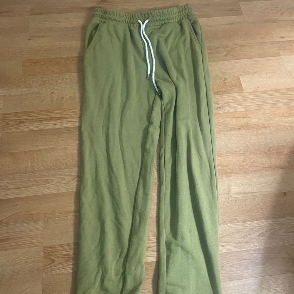 Women's Olive Green Sweatpants